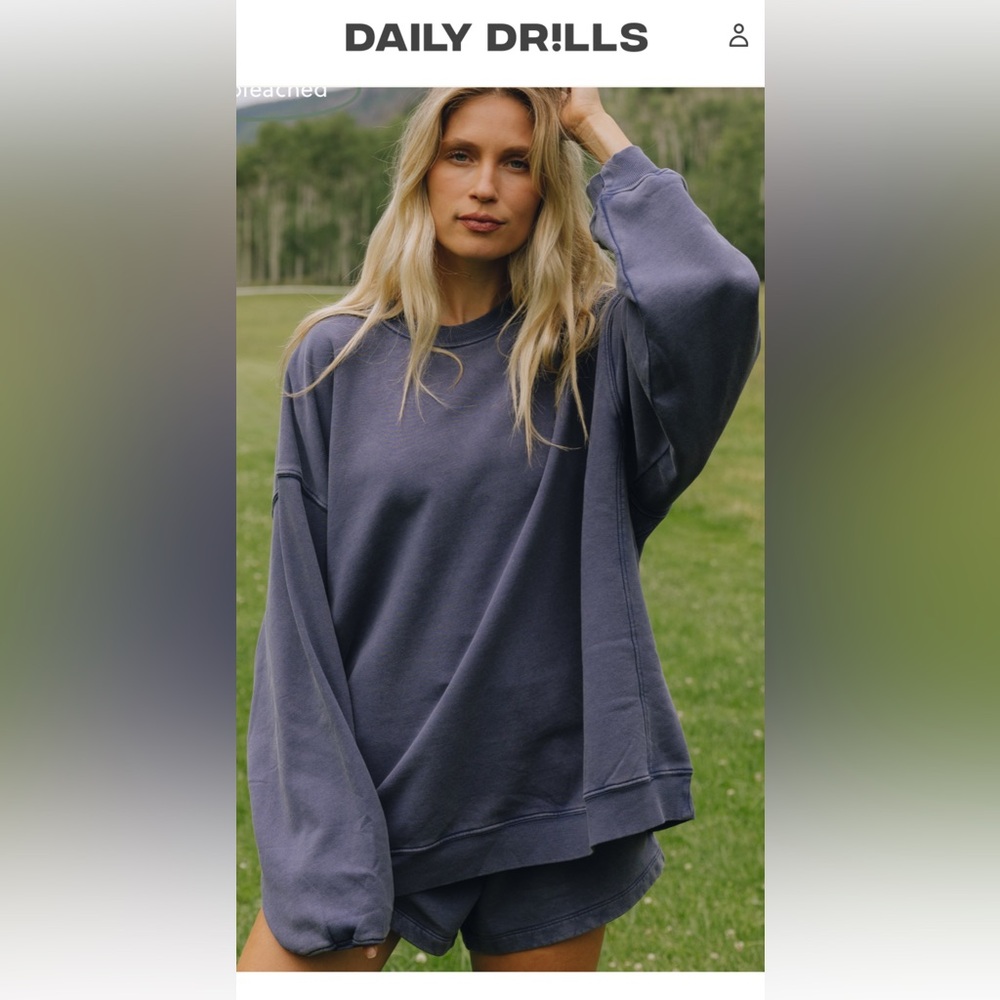 Daily Drills UNISEX OVERSIZED CREW